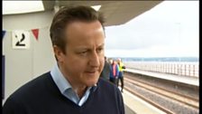 David Cameron speaks to Spotlight's Justin Leigh