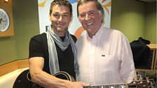 Morten Harket and Sir Terry Wogan in studio 6C.