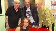 Patsy Matheson with Lee, Mark and David Durberville at ˿ Leeds