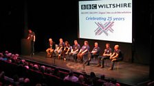 鶹ƵAV Wiltshire presenters on stage