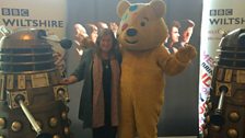 Hilary meets Pudsey