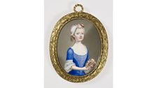 Miniature of Princess Anne, later Princess of Orange.