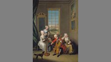 The Music Party, Frederick, Prince of Wales with his Three Eldest Sisters, 1733