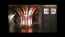 The TARDIS inside the ship.