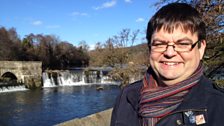 Historian Adrian Farmer, at the Belper River Gardens in Derbyshire