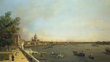 The Thames from Somerset House Terrace towards the city, c.1750