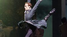 Edward Watson as Leontes in Act I of The Winter’s Tale