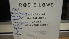 A special thank you from Rosie Lowe to Gilles