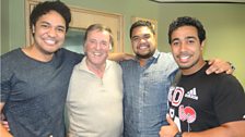 The SOL3 MIO boys with Sir Terry Wogan