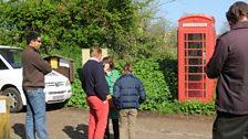 The red phone box in Briningham