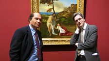 Michael Berkeley with National Gallery Director and distinguished art historian Nicholas Penny.