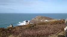 Cape Cornwall in the extreme west is a place where Danu Fox loves to sing