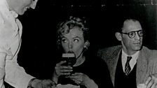 Marilyn Monroe enjoys Irish coffee at Shannon Airport