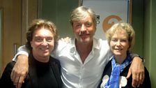 Richard Madeley with Jenny Seagrove and Peter Howarth