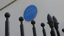 Clue one seemed to be leading to this plaque on Prince of Wales Road in Norwich