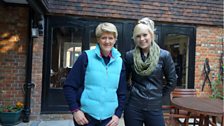 Clare Balding with Vicky Beeching