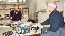 Clare Balding with the Archbishop of Canterbury