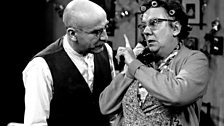 Warren Mitchell as Alf Garnett and Dandy Nichols as Else Garnett in Till Death Us Do Part