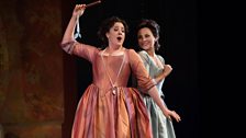 Susanna Phillips as Fiordiligi and Isabel Leonard as Dorabella in Mozart's "Così fan tutte."