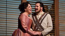 Susanna Phillips as Fiordiligi and Matthew Polenzani as Ferrando in Mozart's "Così fan tutte."