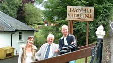 Karen Matheson and Donald Shaw with Presenter Robbie Shepherd