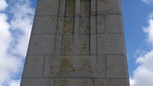 The beautiful and imposing Canadian Memorial in St Julien