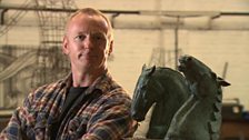 Glaswegian sculptor Andy Scott