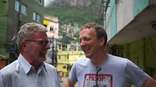 Misha meets Anthopologist Peter Fry in Rocinha