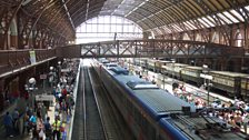 Estação da Luz, a train station built by the British.