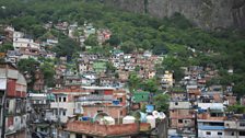 The favela of Rocinha in Rio.