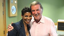 Denise Pearson with Sir Terry Wogan