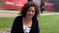 Hannah Ellis after her Radio Wales interview