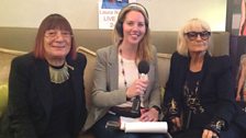 Hilary Alexander OBE with Laura Rawlings and Barbara Hulanicki