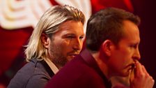 Premier League legend Robbie Savage in the Captains' chair....