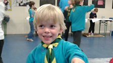 Maggie visits 1st Shrewsbury Scout Group.