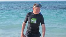 Tom checks out the health of coral reefs on Turks and Caicos