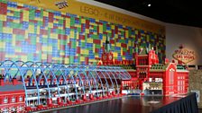 Lego model of St Pancras Station, London at Titanic Belfast