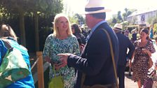 Anneka Rice at RHS Chelsea