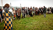 Charlie Allan addressing his Clanranald combat team