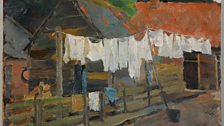 Piet Mondrian (1872-1944), Farmhouse with Wash on the Line, circa 1897. At Turner Contemporary