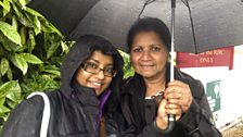 Mum and me: Mum Jai Pillai and daughter Anita Pillai