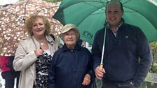 Mum and me: Grandma Ivy Roberts, daughter Lynne Mowles and Tom Mowles