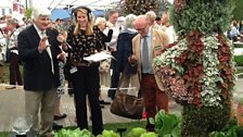 Terry and John from South West in Bloom with Laura Rawlings