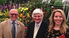 Terry and John from South West in Bloom with Laura Rawlings