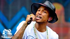 Pharrell at Radio 1's Big Weekend 2014