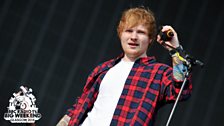 Ed Sheeran at Radio 1's Big Weekend 2014