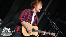 Ed Sheeran at Radio 1's Big Weekend 2014