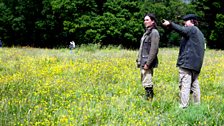 Neil and Tony on the fields of Bannockburn high school