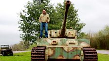 A Tiger Tank at Vimoutiers