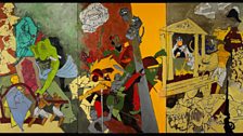 M.F. Husain, Three Dynasties, 2008-2011